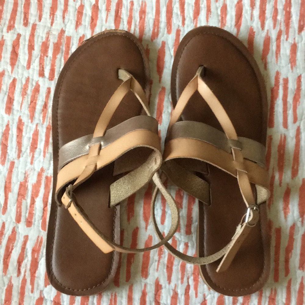 Tan sandals